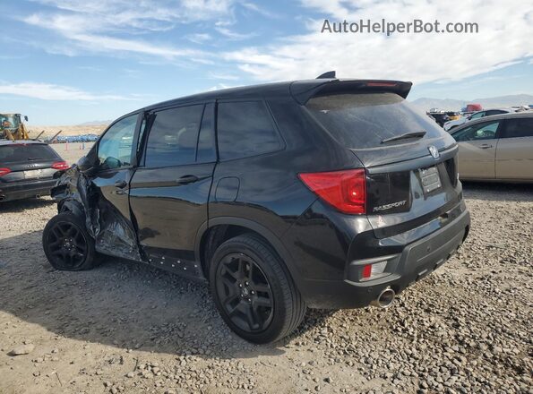5FNYF8H52NB030478 2022 HONDA PASSPORT Черный Задняя левая четверть