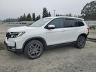 2022 Honda Passport Exl White vin: 5FNYF8H55NB012606
