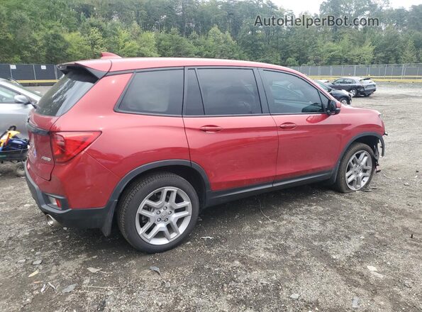 5FNYF8H55RB021988 2024 HONDA PASSPORT Красный Задняя правая четверть