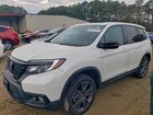 2021 Honda Passport Exl White vin: 5FNYF8H59MB001820