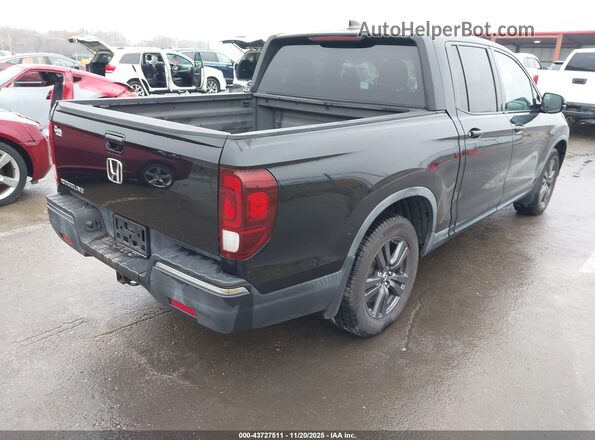 5FPYK2F10JB000695 2018 HONDA RIDGELINE Черный Задняя правая четверть