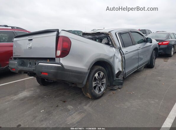 5FPYK2F66JB002267 2018 HONDA RIDGELINE Серебряный Задняя правая четверть