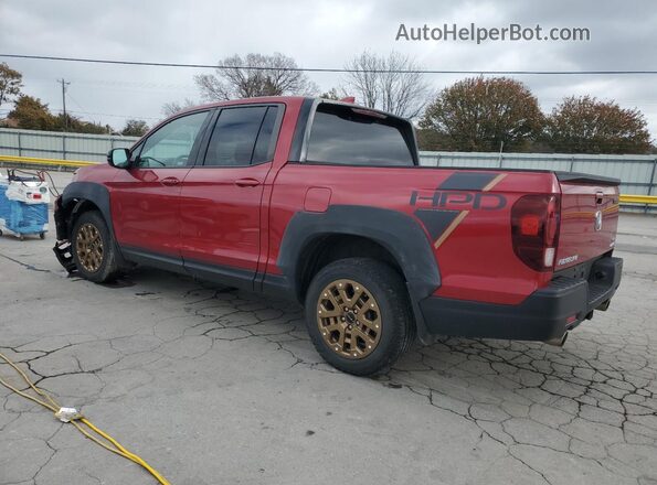 5FPYK3F10MB007284 2021 HONDA RIDGELINE Red Задня ліва чверть