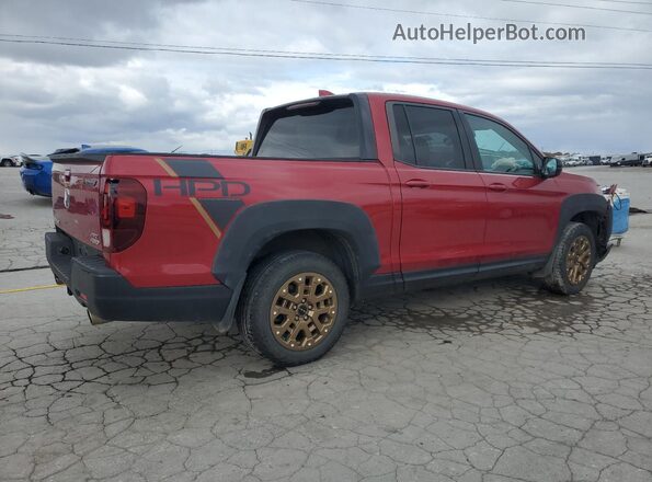5FPYK3F10MB007284 2021 HONDA RIDGELINE Red Задня права чверть