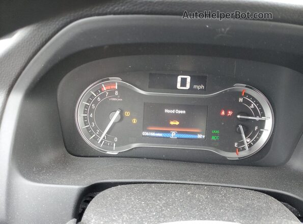 5FPYK3F10MB007284 2021 HONDA RIDGELINE Red Вид щитка приладів