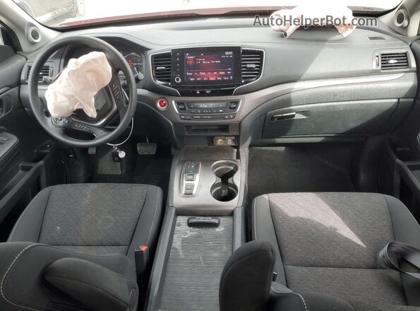 5FPYK3F10MB007284 2021 HONDA RIDGELINE Red Вид панелі приладів