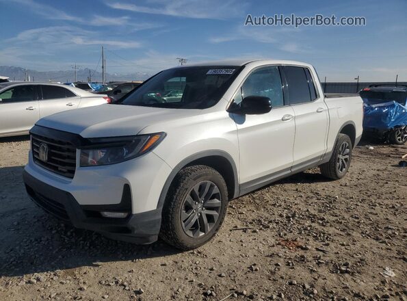 5FPYK3F12MB011434 2021 HONDA RIDGELINE Белый Передняя левая четверть
