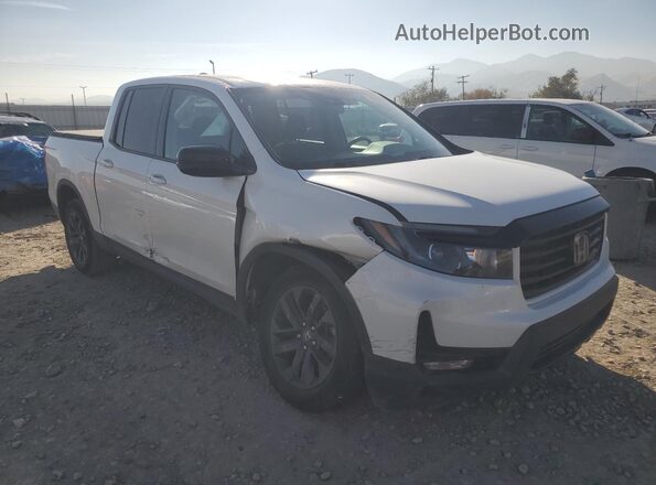 5FPYK3F12MB011434 2021 HONDA RIDGELINE Белый Передняя правая четверть