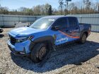 2022 Honda Ridgeline Sport Blue vin: 5FPYK3F15NB014510