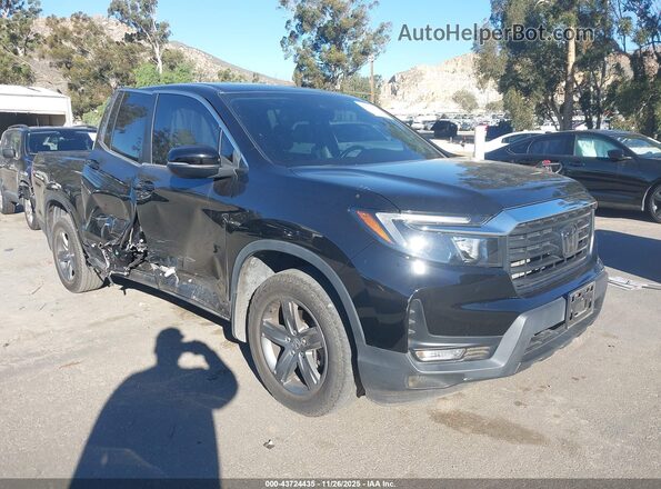 5FPYK3F51PB035540 2023 HONDA RIDGELINE Black Przód prawy
