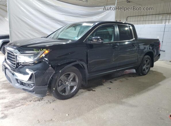 5FPYK3F57MB026028 2021 HONDA RIDGELINE Black წინა მარცხენა ხედი სამი მეოთხედიდან