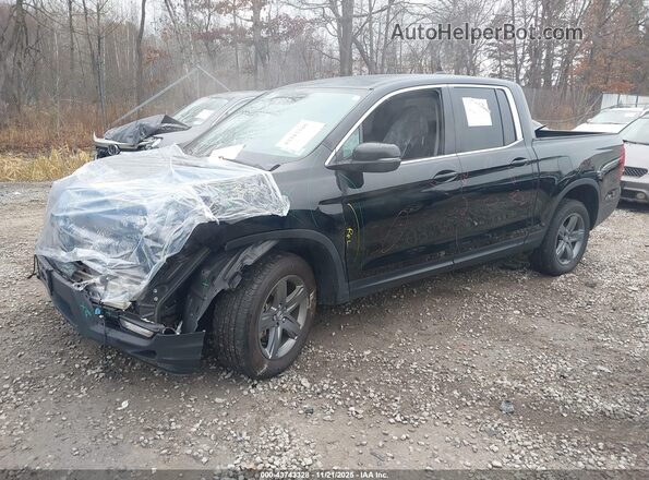 5FPYK3F57NB032963 2022 HONDA RIDGELINE Черный Передняя левая четверть