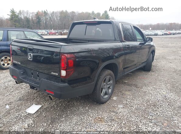 5FPYK3F57NB032963 2022 HONDA RIDGELINE Черный Задняя правая четверть