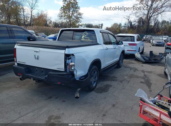 5FPYK3F70MB013722 2021 HONDA RIDGELINE Белый Задняя правая четверть
