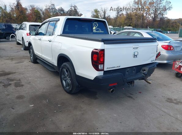 5FPYK3F70MB013722 2021 HONDA RIDGELINE Белый Задняя левая четверть