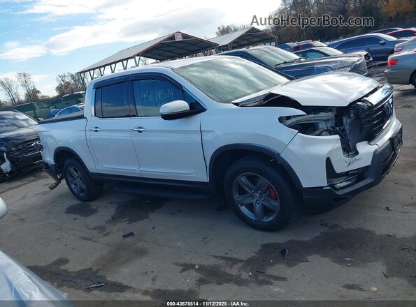 5FPYK3F70MB013722 2021 HONDA RIDGELINE Белый Вид задней части салона