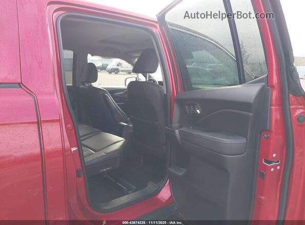 5FPYK3F75MB007754 2021 HONDA RIDGELINE Red Vista de la etiqueta del VIN