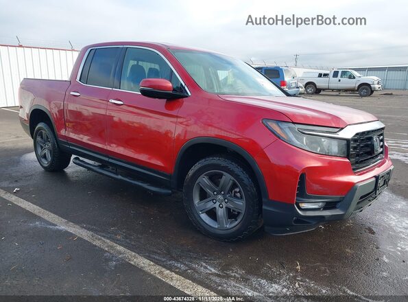 5FPYK3F75MB007754 2021 HONDA RIDGELINE Red Delantero derecho