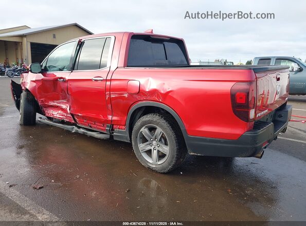 5FPYK3F75MB007754 2021 HONDA RIDGELINE Red Trasero izquierdo