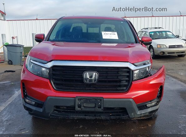5FPYK3F75MB007754 2021 HONDA RIDGELINE Red Vista interior trasera