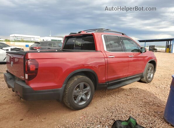 5FPYK3F75MB017913 2021 HONDA RIDGELINE Burgundy Rear right