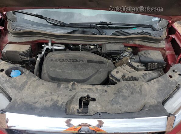 5FPYK3F75MB017913 2021 HONDA RIDGELINE Burgundy Rear interior view