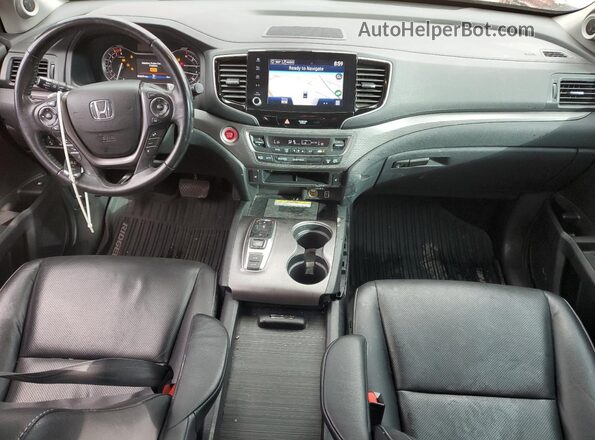 5FPYK3F75MB017913 2021 HONDA RIDGELINE Burgundy Dashboard view