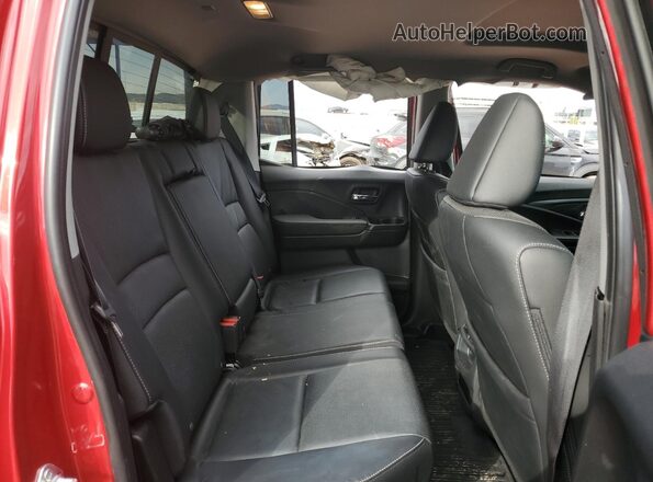 5FPYK3F75MB017913 2021 HONDA RIDGELINE Burgundy Rear seats view