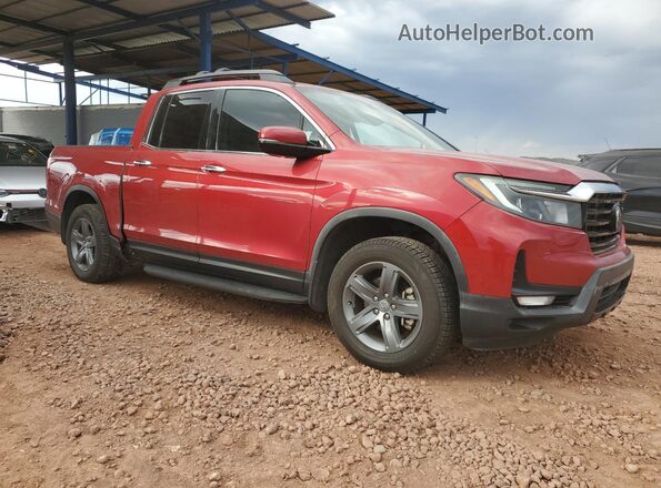 5FPYK3F75MB017913 2021 HONDA RIDGELINE Burgundy Front right
