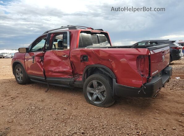 5FPYK3F75MB017913 2021 HONDA RIDGELINE Burgundy Rear left