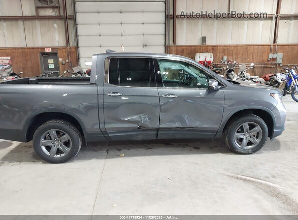 5FPYK3F77NB010088 2022 HONDA RIDGELINE Серый Вид задней части салона