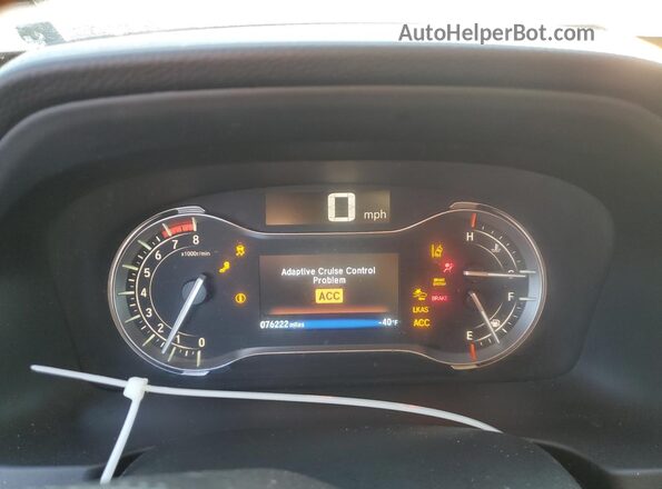 5FPYK3F86NB020801 2022 HONDA RIDGELINE Blue Вид щитка приладів