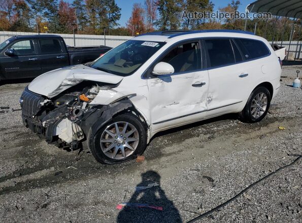 5GAKRBKD6GJ306930 2016 BUICK ENCLAVE Белый Передняя левая четверть