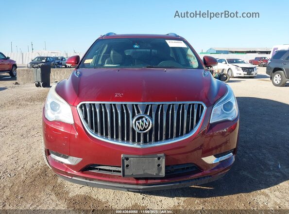 5GAKRCKD9GJ268745 2016 BUICK ENCLAVE Темно-бордовый Вид задней части салона