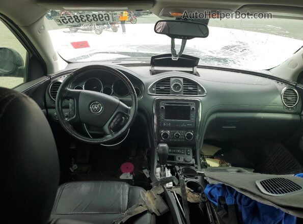5GAKVBKD7GJ147198 2016 BUICK ENCLAVE Черный Вид панели приборов