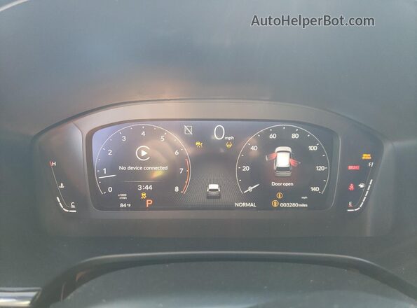 5J6RS3H75TL001498 2026 HONDA CR-V White Widok zestawu wskaźników