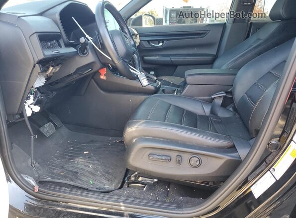 5J6RS5H84RL000646 2024 HONDA CR-V Черный Вид салона спереди