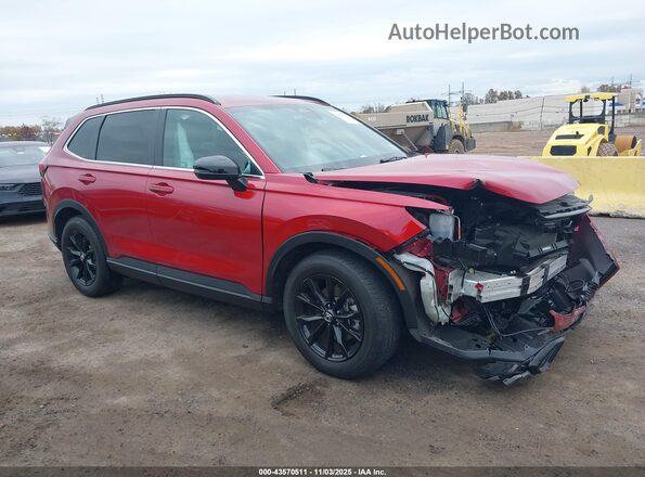 5J6RS6H80RL018308 2024 HONDA CR-V HYBRID Красный Передняя правая четверть