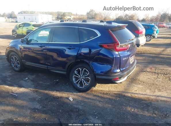 5J6RT6H83NL040889 2022 HONDA CR-V HYBRID Blue Trasero izquierdo