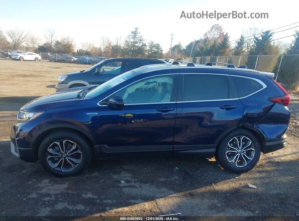 5J6RT6H83NL040889 2022 HONDA CR-V HYBRID Blue Vista interior de 360 grados