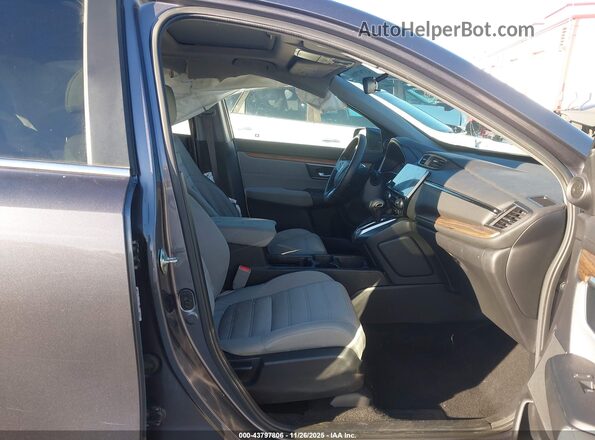 5J6RW2H54KL036593 2019 HONDA CR-V Серый Вид салона спереди
