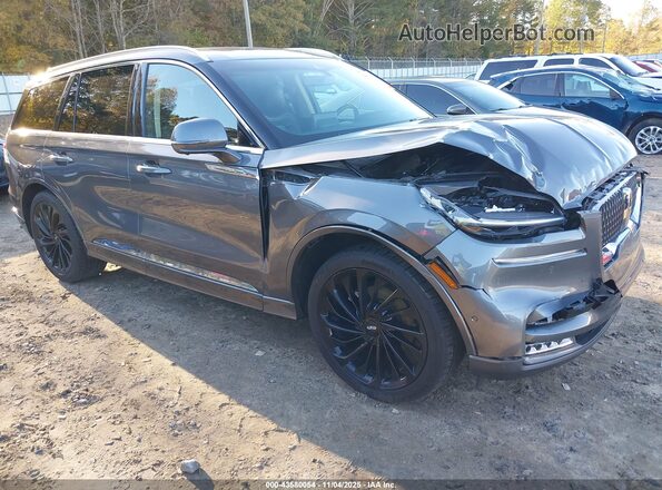 5LM5J7WC1MGL16400 2021 LINCOLN AVIATOR Серый Передняя правая четверть