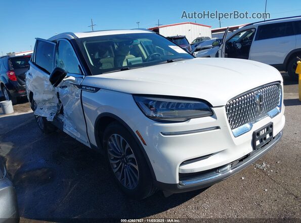 5LM5J7WC4NGL03013 2022 LINCOLN AVIATOR White Przód prawy