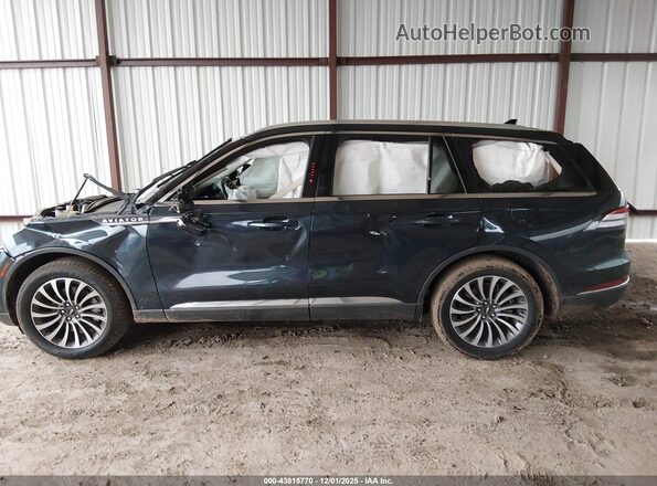 5LM5J7WC4NGL03142 2022 LINCOLN AVIATOR Черный Панорамный вид салона 360°