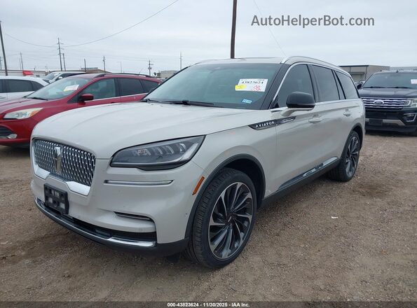 5LM5J7XC3RGL03086 2024 LINCOLN AVIATOR Желто-коричневый Передняя левая четверть