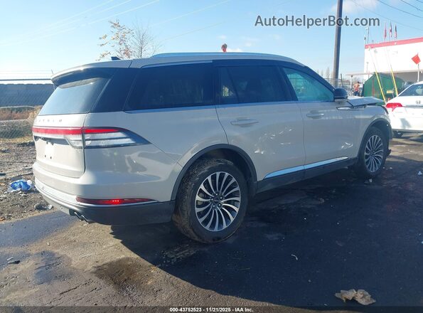 5LM5J7XCXMGL16703 2021 LINCOLN AVIATOR Белый Задняя правая четверть