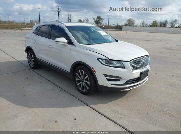 5LMCJ3C99KUL38880 2019 LINCOLN MKC Белый Передняя правая четверть