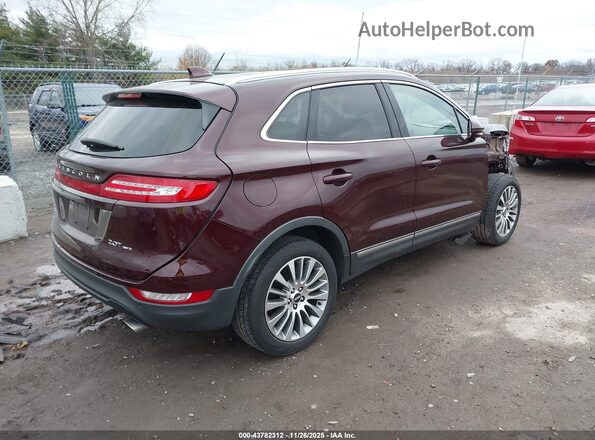 5LMCJ3D95JUL00141 2018 LINCOLN MKC Бордовый Задняя правая четверть
