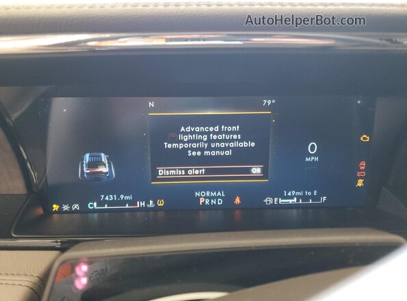 5LMJJ2LG7REL18874 2024 LINCOLN NAVIGATOR Белый Вид щитка приборов