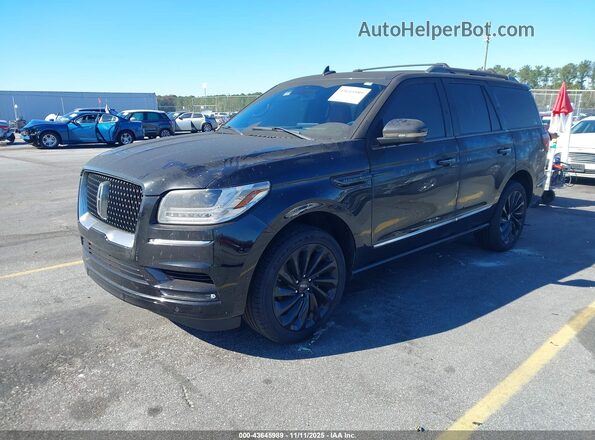 5LMJJ2LT3MEL14665 2021 LINCOLN NAVIGATOR Черный Передняя левая четверть